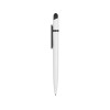 Купить Ручка шариковая Этюд, белый/черный с нанесением логотипа