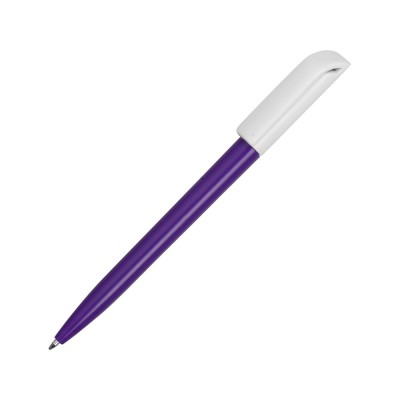 Купить Ручка пластиковая шариковая Миллениум Color BRL, фиолетовый/белый с нанесением