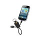 Купить Кабель-брелок USB-MicroUSB Pelle, черный с нанесением логотипа