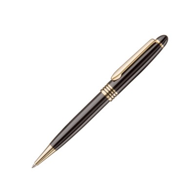 Купить Металлическая шариковая ручка CLASSICO M с зеркальной гравировкой, черный с нанесением логотипа