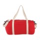 Купить Хлопковая сумка Barrel Duffel, красный/бежевый с нанесением логотипа