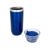 Купить Вакуумный стакан Twist, синий с нанесением логотипа
