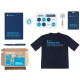 Купить Welcome pack Simple kit, синий с нанесением логотипа