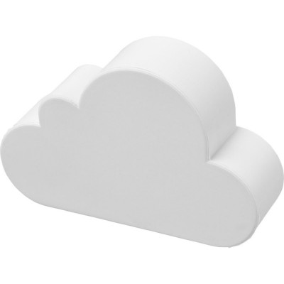 Купить Антистресс Caleb cloud, белый с нанесением логотипа