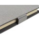 Купить Органайзер с беспроводной зарядкой 5000 mAh Powernote, светло-серый (P) с нанесением логотипа