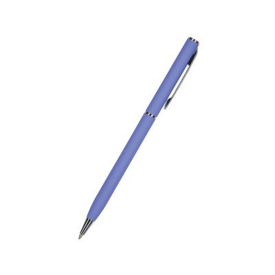 Купить Ручка Palermo шариковая  автоматическая, фиолетовый металлический корпус, 0,7 мм, синяя с нанесением логотипа