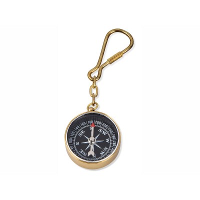 Купить Брелок-компас, золотистый с нанесением логотипа