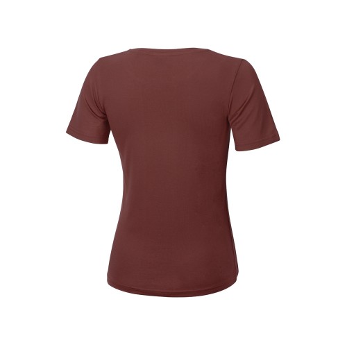 Купить Футболка Heavy Super Club женская, бордовый портвейн с нанесением логотипа