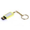 Купить USB-флешка на 64 ГБ в виде Кулона с кристаллами, мини чип, золотой с нанесением логотипа