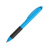 Купить Ручка пластиковая шариковая Band, голубой/черный с нанесением логотипа