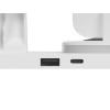 Купить Складная зарядная станция с беспроводной зарядкой Flashport, 15 Вт, белый с нанесением логотипа