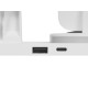 Купить Складная зарядная станция с беспроводной зарядкой Flashport, 15 Вт, белый с нанесением логотипа