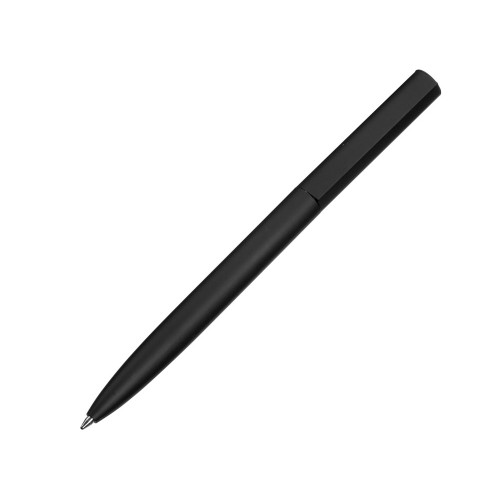 Купить Шариковая металлическая ручка Minimalist софт-тач, черный (Р) с нанесением логотипа