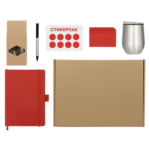 Купить Welcome pack Warm welcome, красный с нанесением логотипа