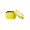 Купить Ароматическая свеча FLAKE с запахом ванили, желтый с нанесением логотипа