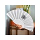 Купить Веер ALBERO, белый с нанесением логотипа