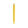 Купить Ручка пластиковая soft-touch шариковая Zorro, желтый/белый с нанесением логотипа