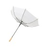 Купить 23-дюймовый автоматический зонт Alina из переработанного ПЭТ-пластика, белый с нанесением логотипа