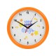 Купить Часы настенные разборные Idea, оранжевый с нанесением логотипа