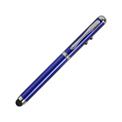 Купить Ручка-стилус Каспер 3 в 1, синий с нанесением