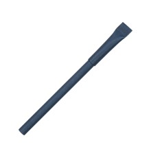 Ручка картонная с колпачком Recycled, синий (4153C)
