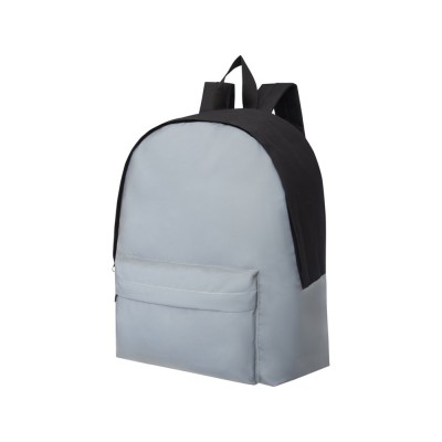 Купить Светоотражающий рюкзак Bright, серебристый с нанесением логотипа