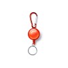 Купить Брелок для ключей DOKI с карабином и выдвижным кольцом, красный с нанесением логотипа