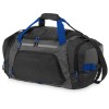 Купить Спортивная сумка Milton, черный/темно-серый/ярко-синий с нанесением логотипа