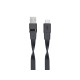 Купить Кабель USB Type C 3.0 – Type A 1.2м BK12, черный с нанесением логотипа