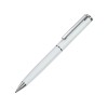 Купить Шариковая металлическая ручка с анодированным слоем Monarch, белая с нанесением логотипа