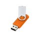 Купить Флеш-карта USB 2.0 32 Gb Квебек, оранжевый с нанесением логотипа