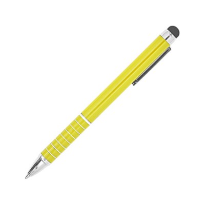 Купить Ручка-стилус металлическая шариковая CANAIMA, желтый с нанесением логотипа