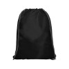 Купить Рюкзак-мешок NINFA с карманом на молнии, черный с нанесением логотипа