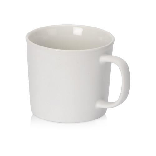 Купить Матовая кружка Nancy 360 мл цветная снаружи, белая внутри, белый с нанесением логотипа