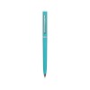 Купить Ручка шариковая Navi soft-touch, голубой с нанесением логотипа