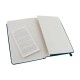 Купить Записная книжка Moleskine Classic (нелинованный) в твердой обложке, Large (13х21см), голубой сапфир с нанесением логотипа