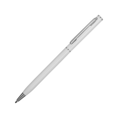 Купить Ручка металлическая шариковая Атриум, белый с нанесением логотипа
