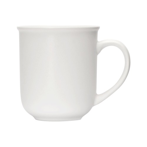 Купить Матовая кружка Susan 380мл в цвете с двух сторон, белый с нанесением логотипа