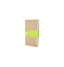 Записная книжка Moleskine Cahier (нелинованный, 3 шт.), Large (13х21см), бежевый
