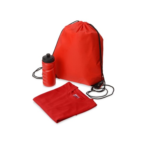 Купить Спортивный набор Simple wind, красный, 2XL с нанесением логотипа