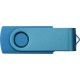 Купить Флеш-карта USB 2.0 8 Gb Квебек Solid, голубой с нанесением логотипа