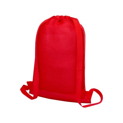 Купить Nadi cетчастый рюкзак со шнурком, красный с нанесением