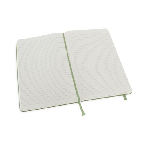 Купить Записная книжка Moleskine Classic (в линейку) в твердой обложке, Large (13х21см), фисташковый с нанесением логотипа