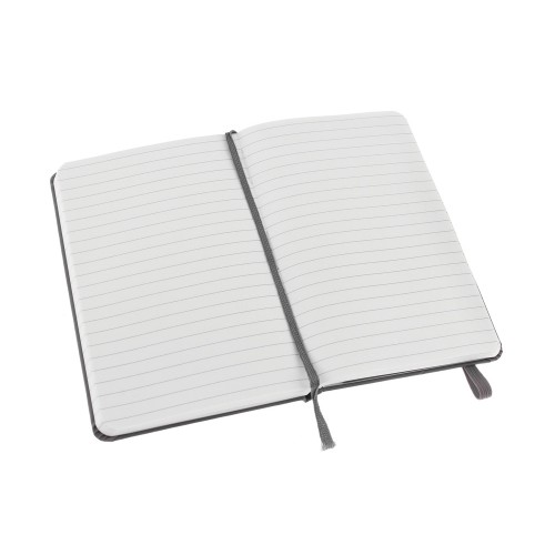 Купить Записная книжка Moleskine Classic (в линейку) в твердой обложке, Pocket (9x14см), серый с нанесением логотипа