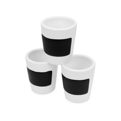 Купить Набор горшочков для растений Chalk pots, 3шт с нанесением