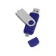 Купить USB/micro USB-флешка 2.0 на 16 Гб Квебек OTG, синий с нанесением логотипа