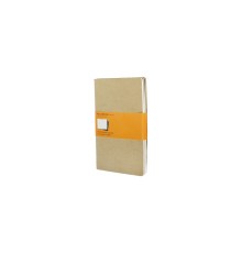 Записная книжка Moleskine Cahier (в линейку, 3 шт.), Large (13х21см), бежевый