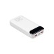 Купить RIVACASE VA2580 (20 000mAh), QC/PD 20W внешний аккумулятор с дисплеем, белый /24 с нанесением логотипа