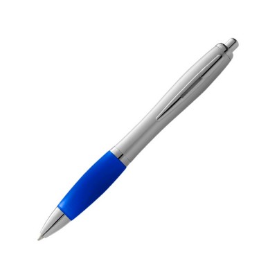 Купить Ручка шариковая Nash, ярко-синий/серебристый, черные чернила с нанесением