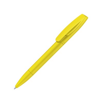 Купить Шариковая ручка из пластика Coral, желтый с нанесением